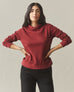 Women's Thermal Pullover - Russet Brown